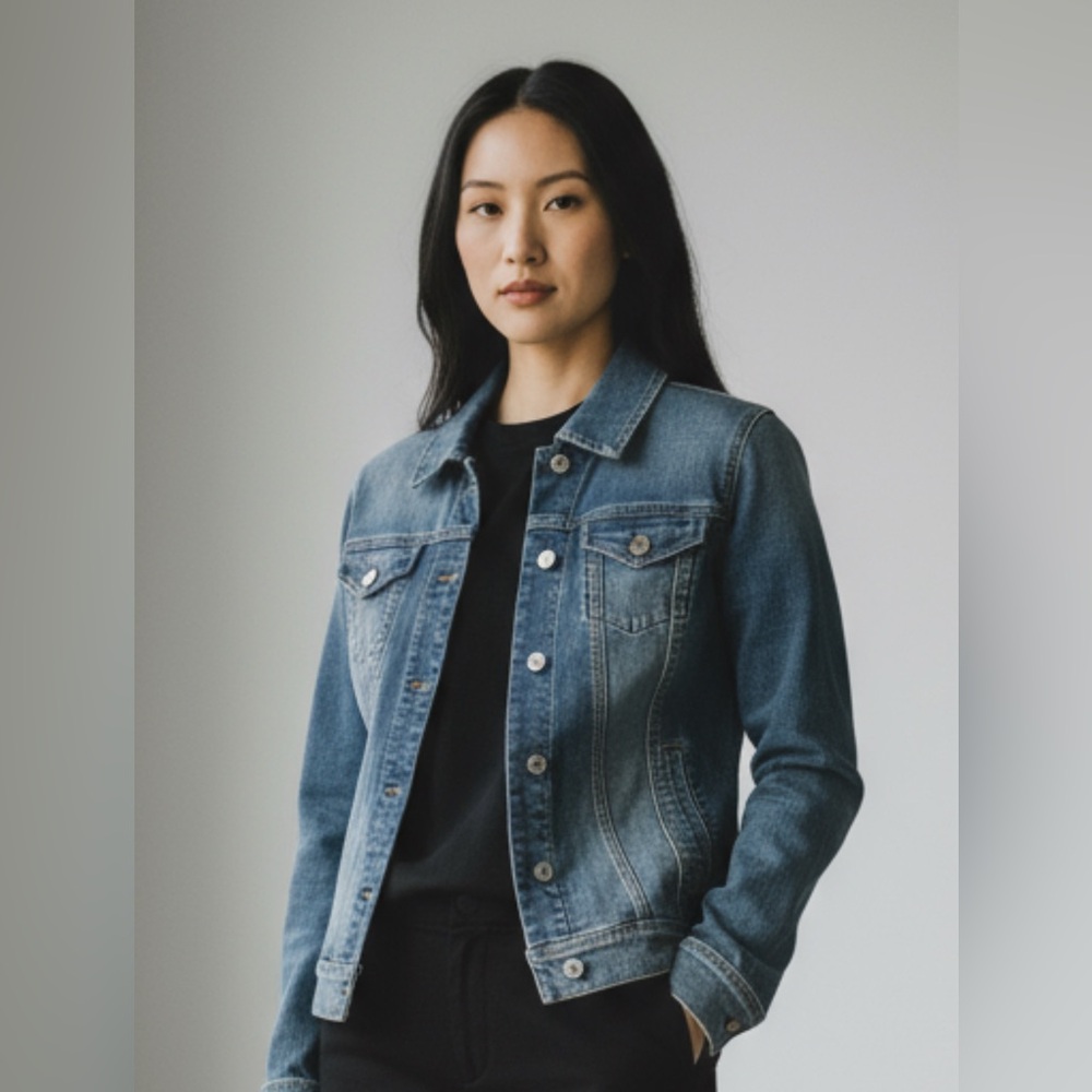 Chico's Classic Blue Denim Jacket